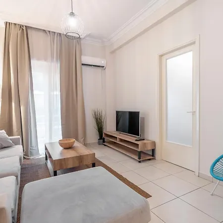 Casa Vibrant - Colorful 2br With Balcony In Koukaki Apartment